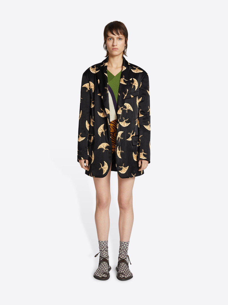 Dries Van Noten QUILTED SILK BLAZER outlook