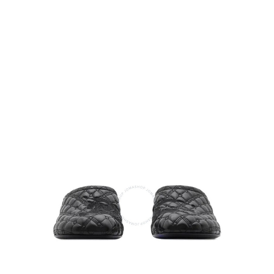 Burberry Embroidered Quilted Mules - 2