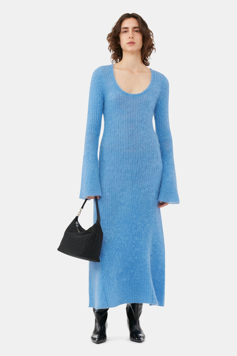 BLACK MEDIUM BUTTERFLY POUCH SATIN BAG 4