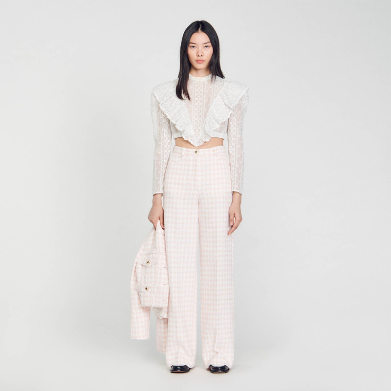 Sandro TWEED TROUSERS outlook