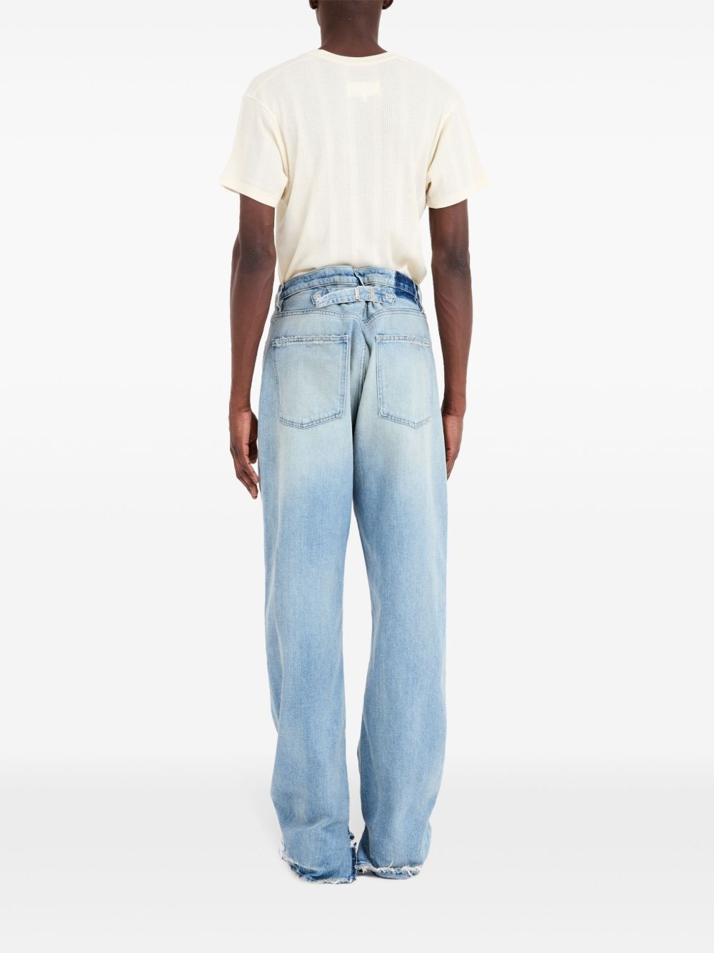 five-pocket straight-leg jeans - 4
