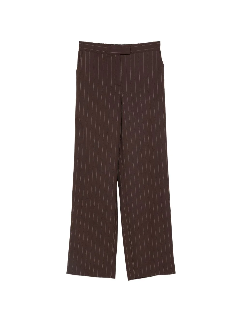 pinstripe wide-leg trousers - 1