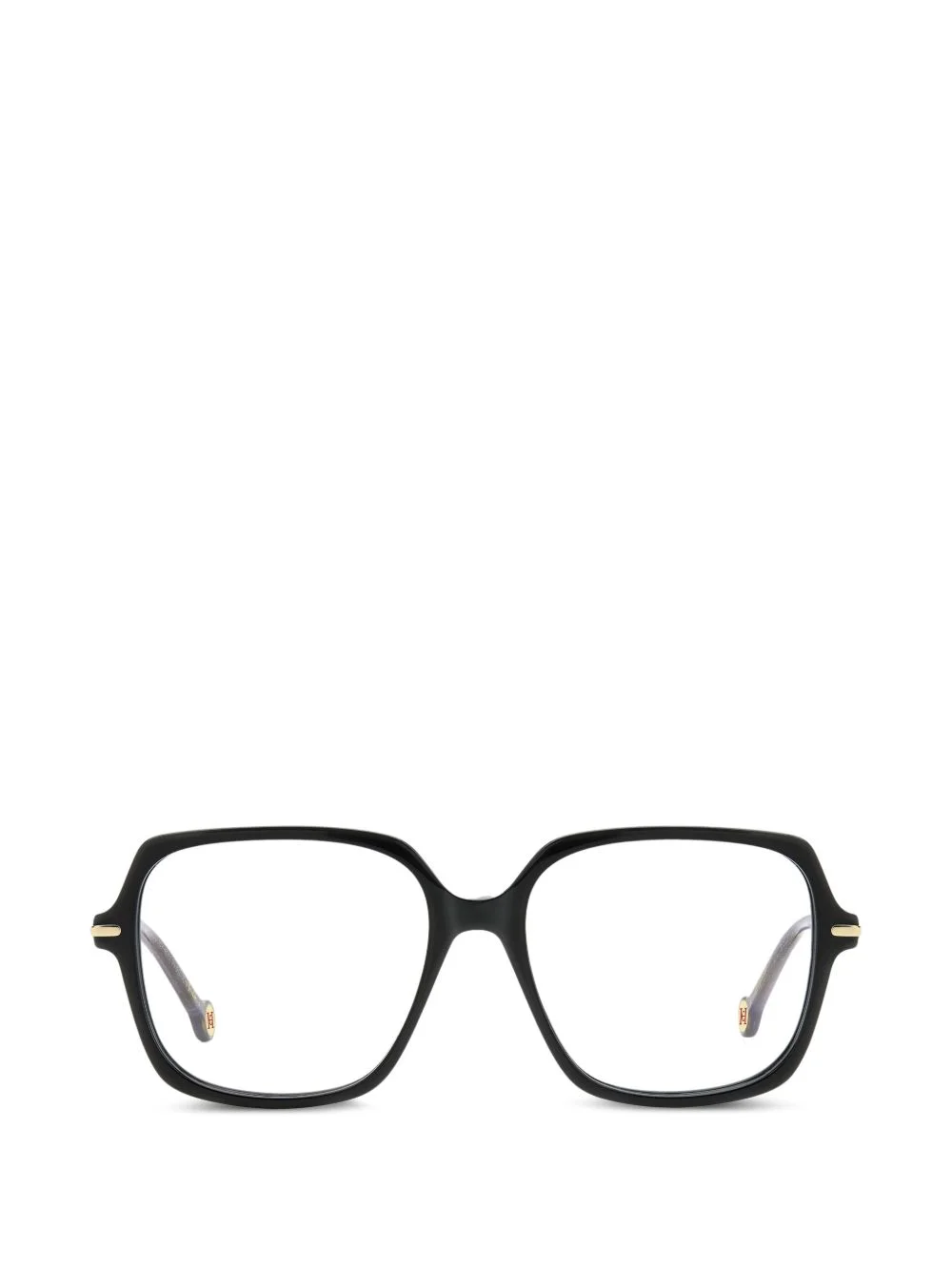 glitter-detail square-frame glasses - 1
