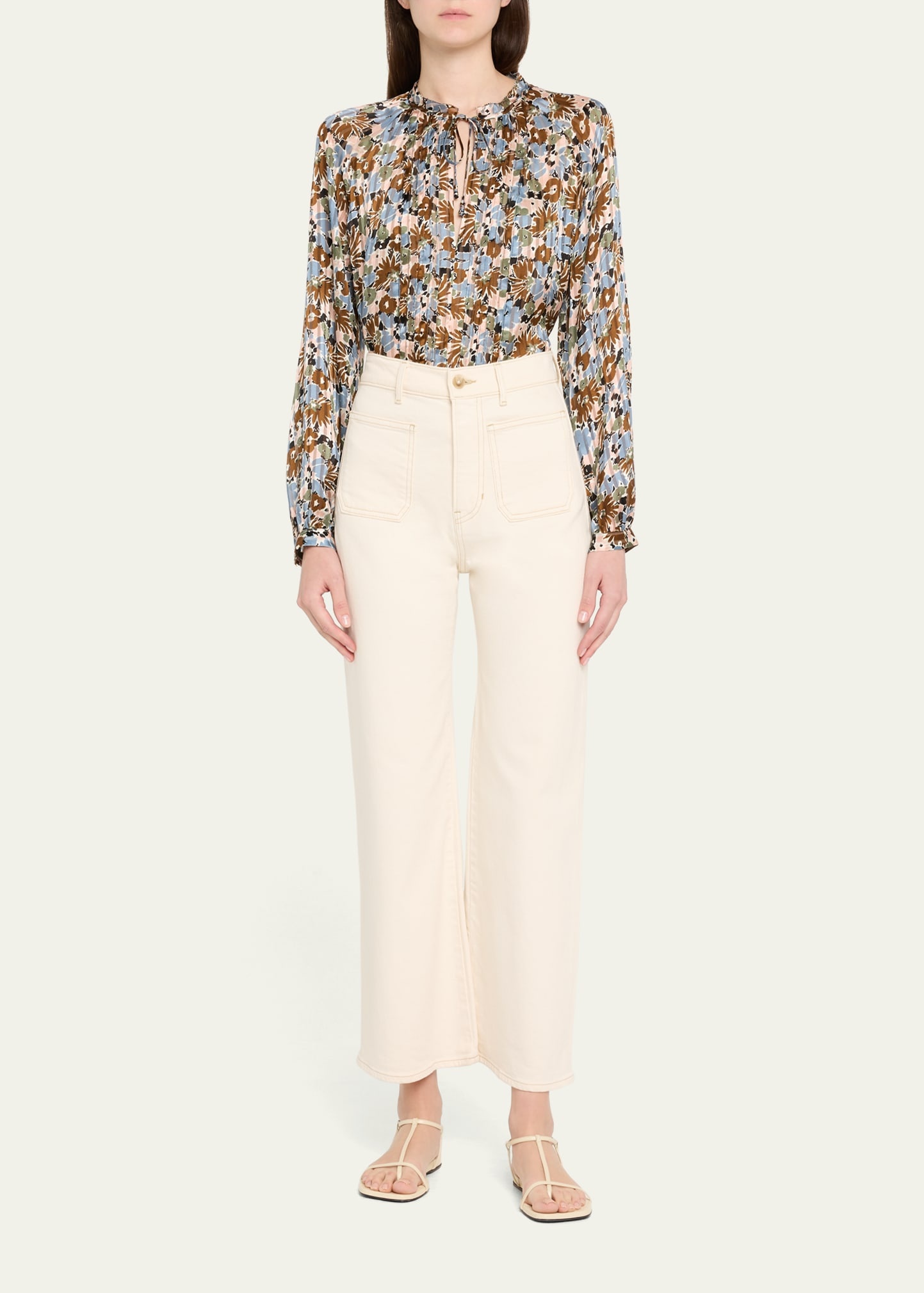 Linds Floral Silk Blouse - 2