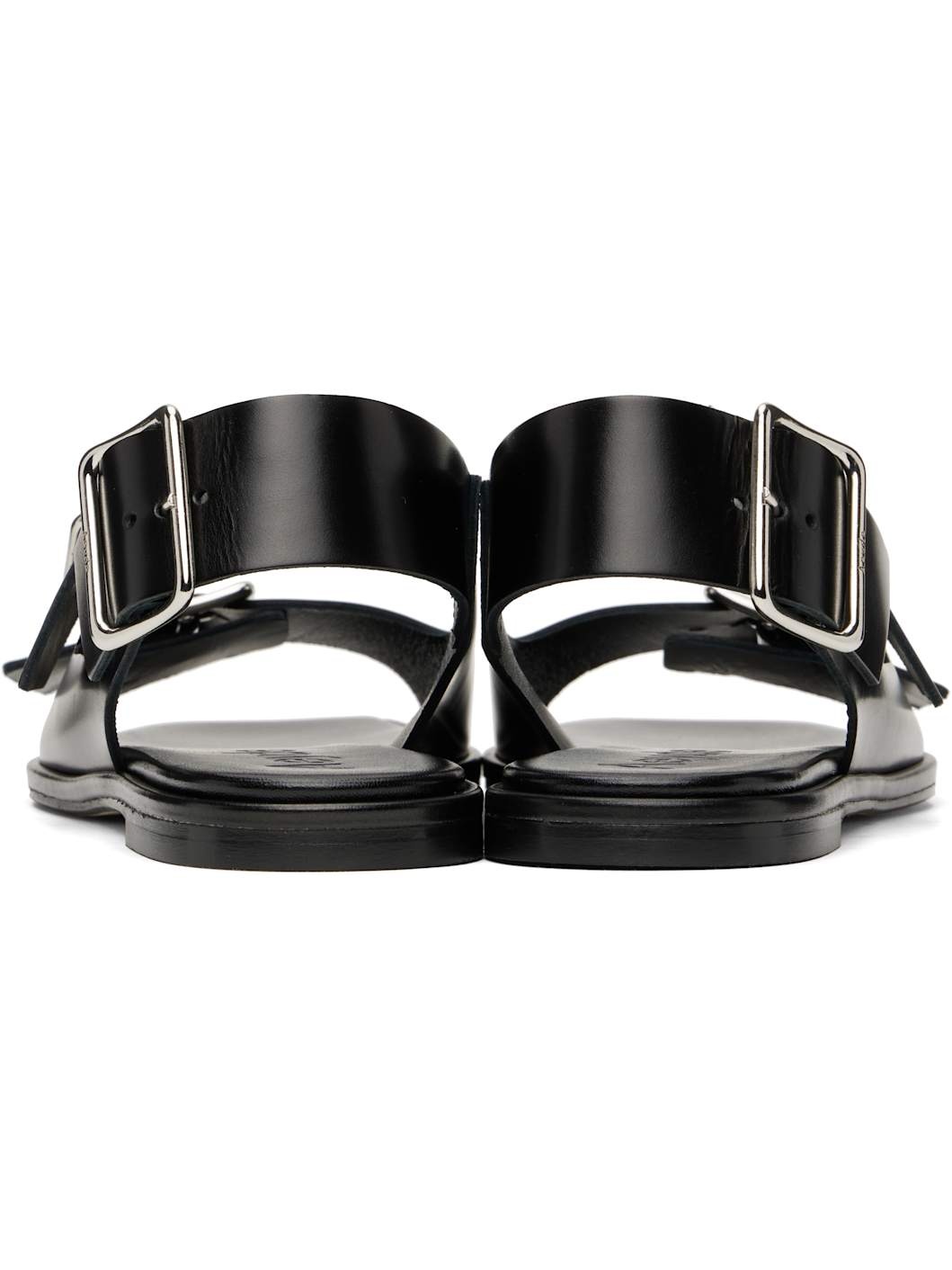 Black Thekla Leather Slingback Sandals - 2