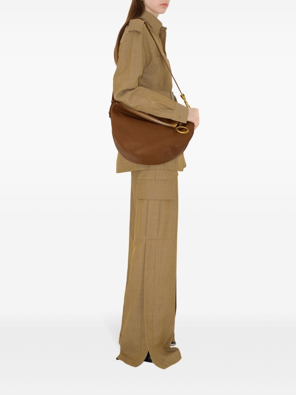 medium Knight leather shoulder bag - 2