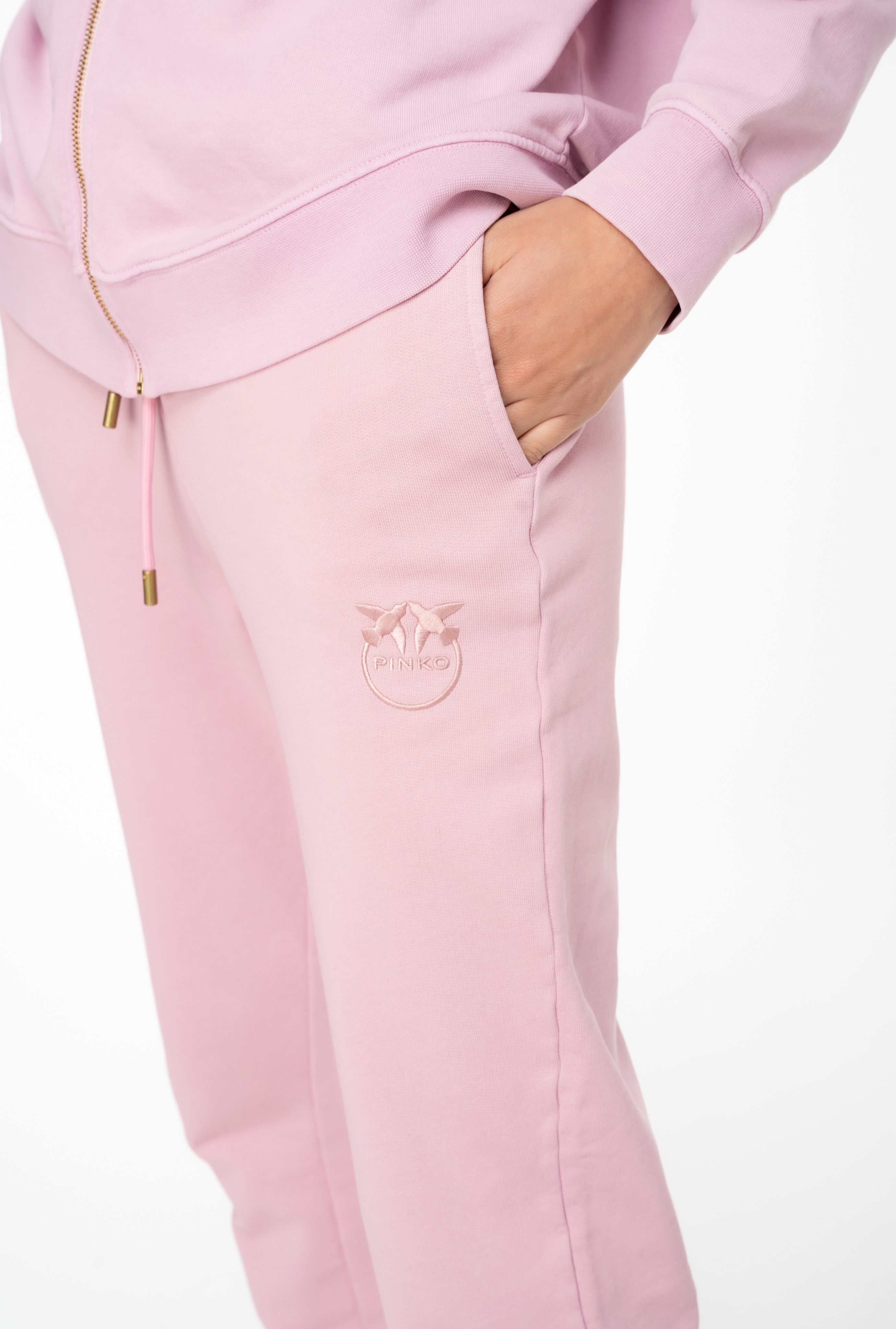 OLD-WASH JOGGERS WITH EMBROIDERY - 4