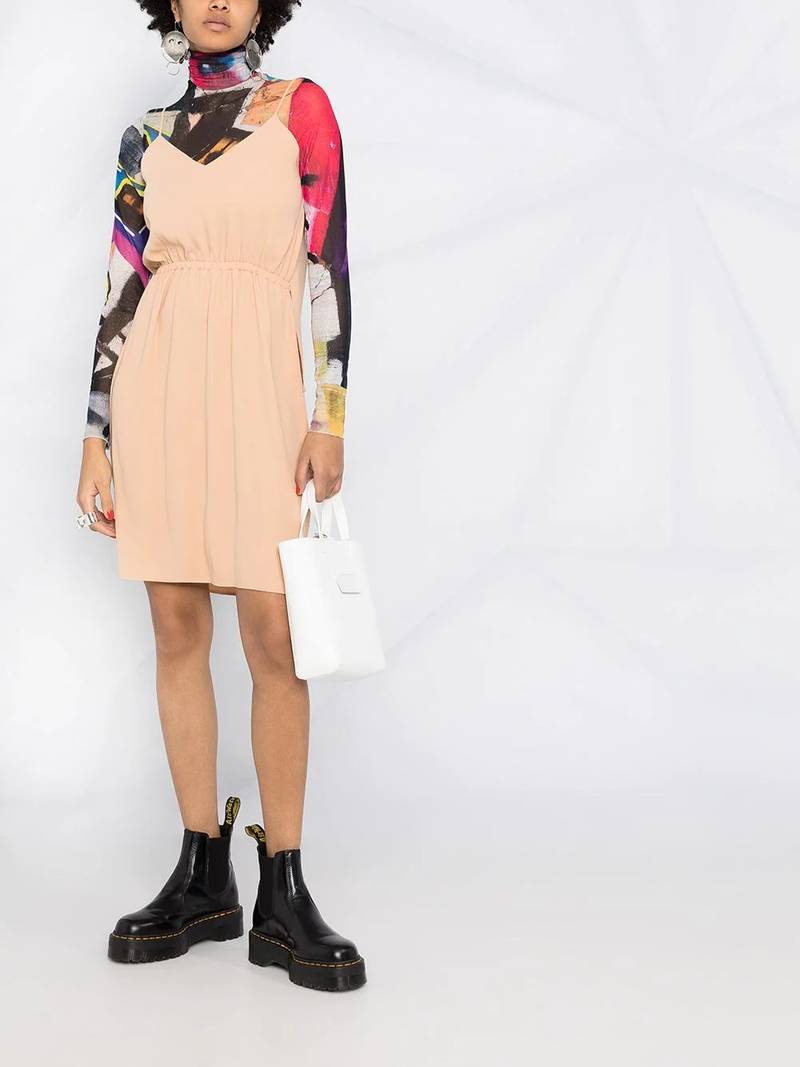 MM6 Maison Margiela V-neck sleeveless dress outlook