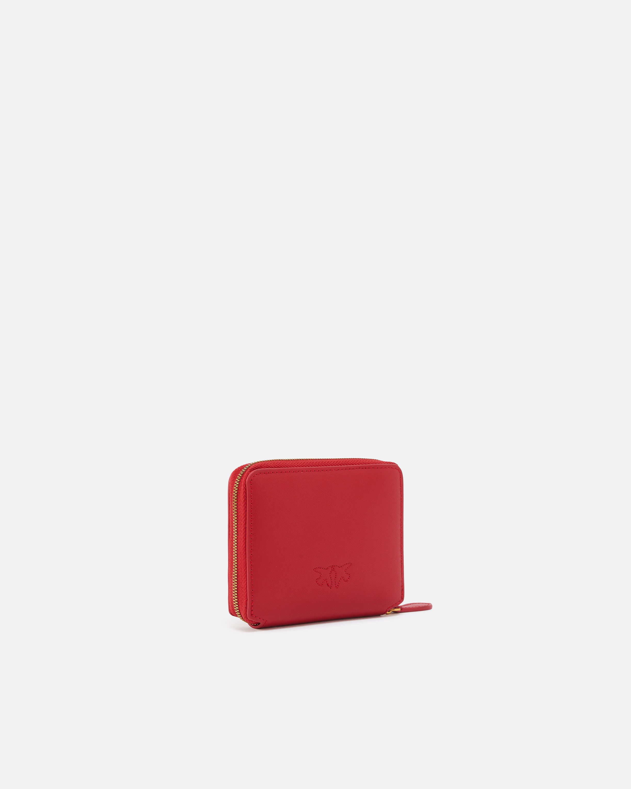 SQUARE LEATHER ZIP-AROUND PURSE - 2