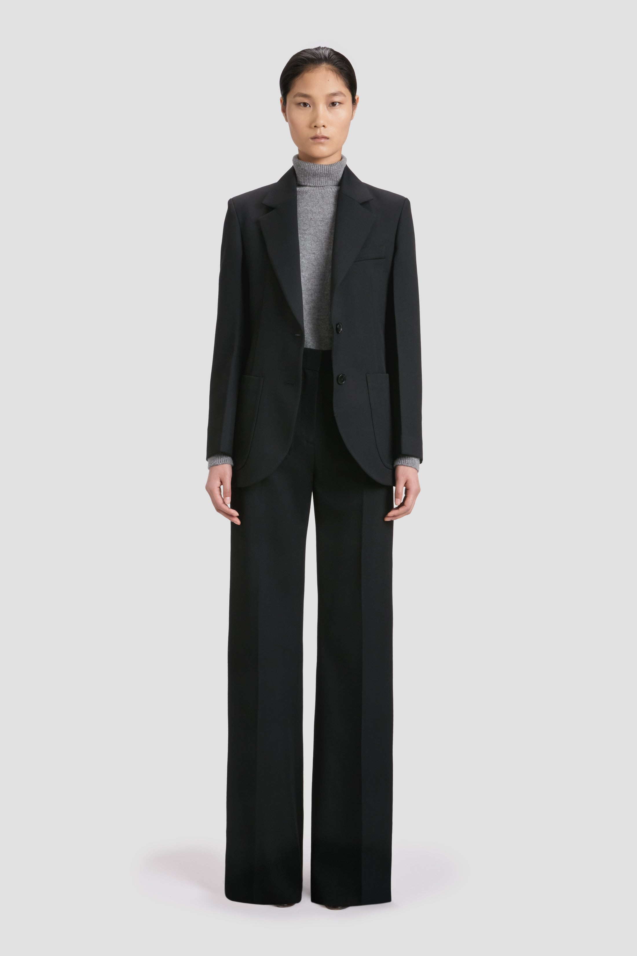 Patch Pocket Jacket In Black - 2
