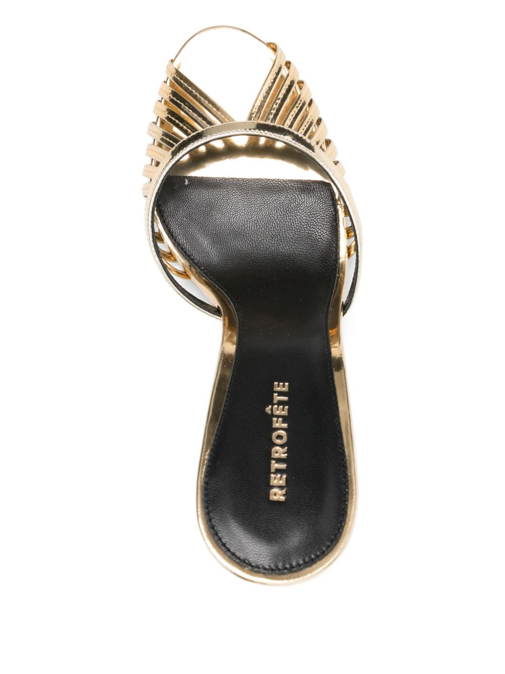 105mm Allistair metallic-effect mules - 4