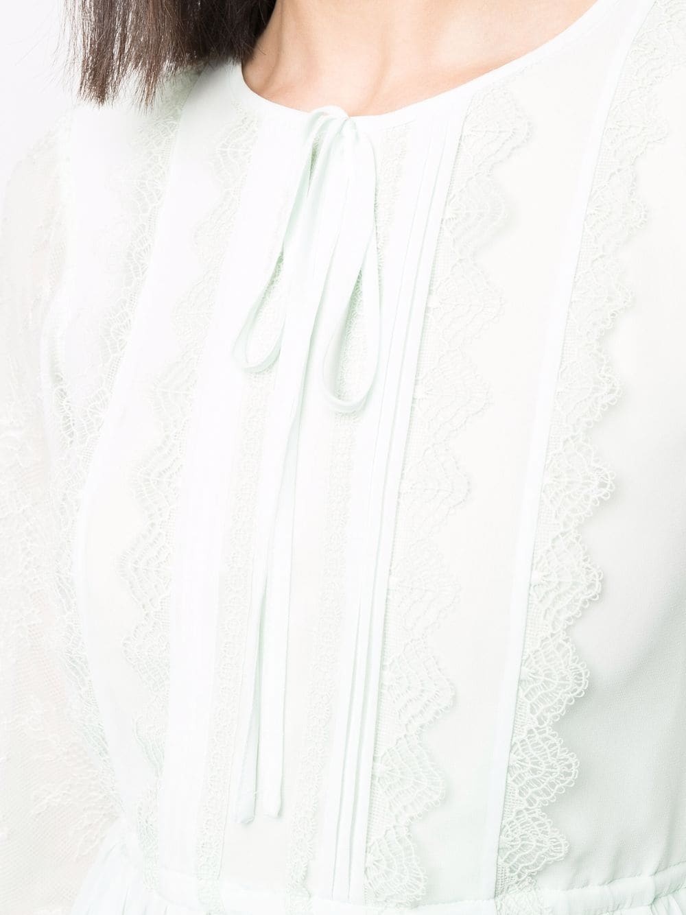 lace-trim maxi dress - 5