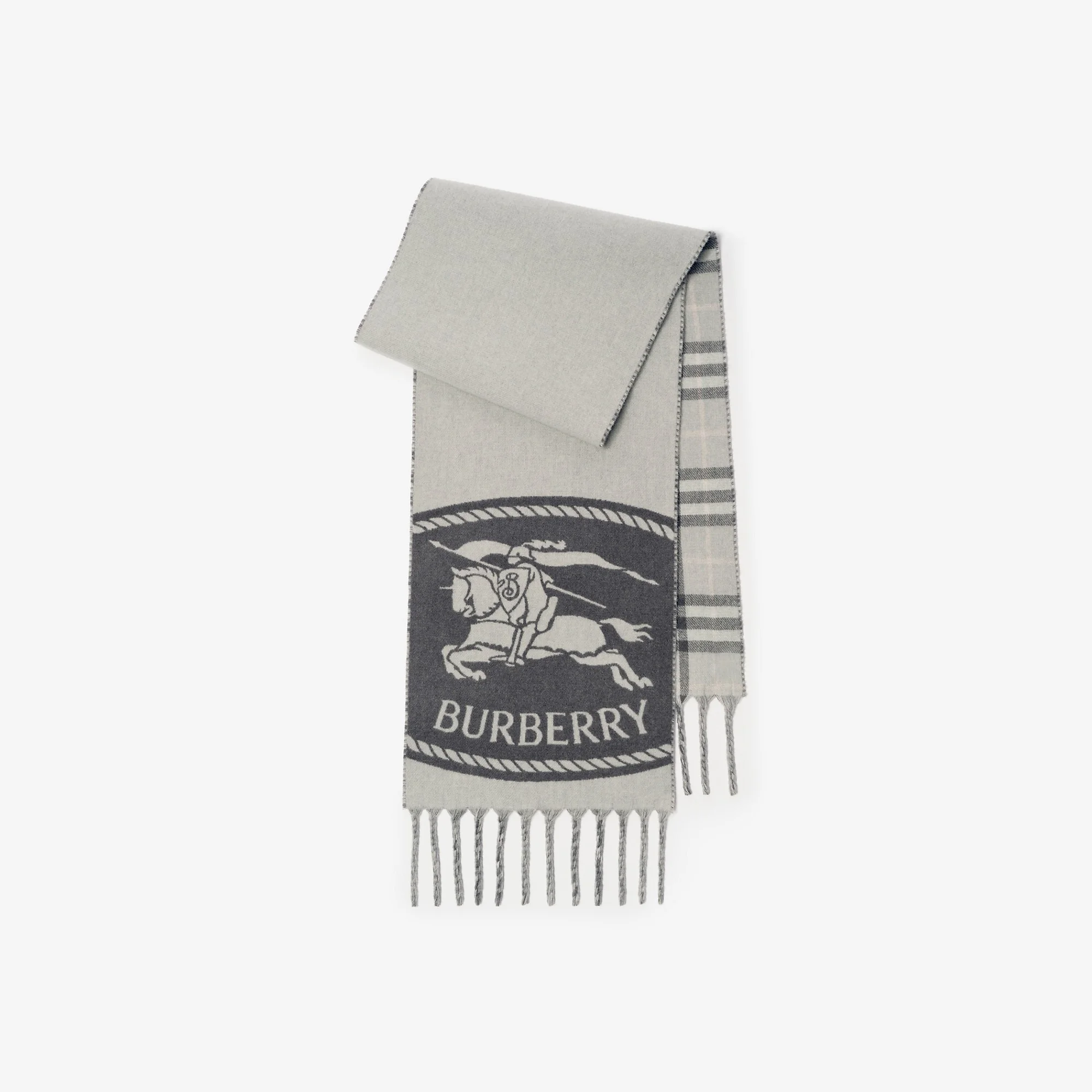 Reversible Knight Stamp Scarf - 1