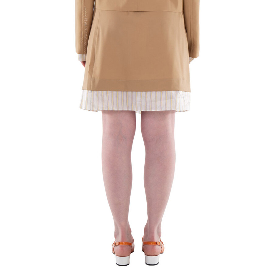 Marni Panelled Pleated Mini Skirt - 3
