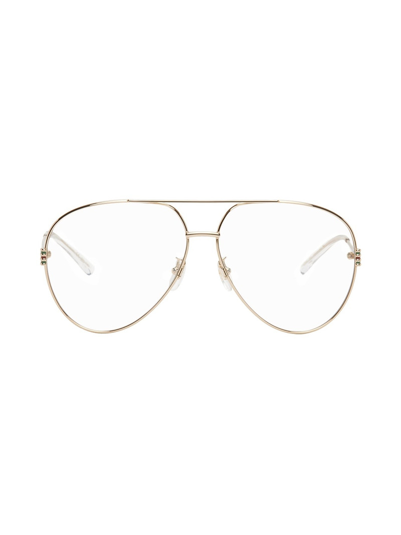 Gold Aviator Glasses 1