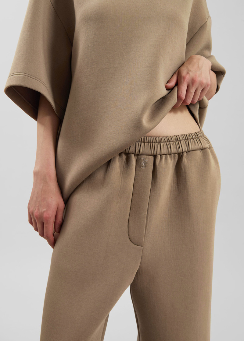 Mirca Neoprene Elastic Pants - Camel 5