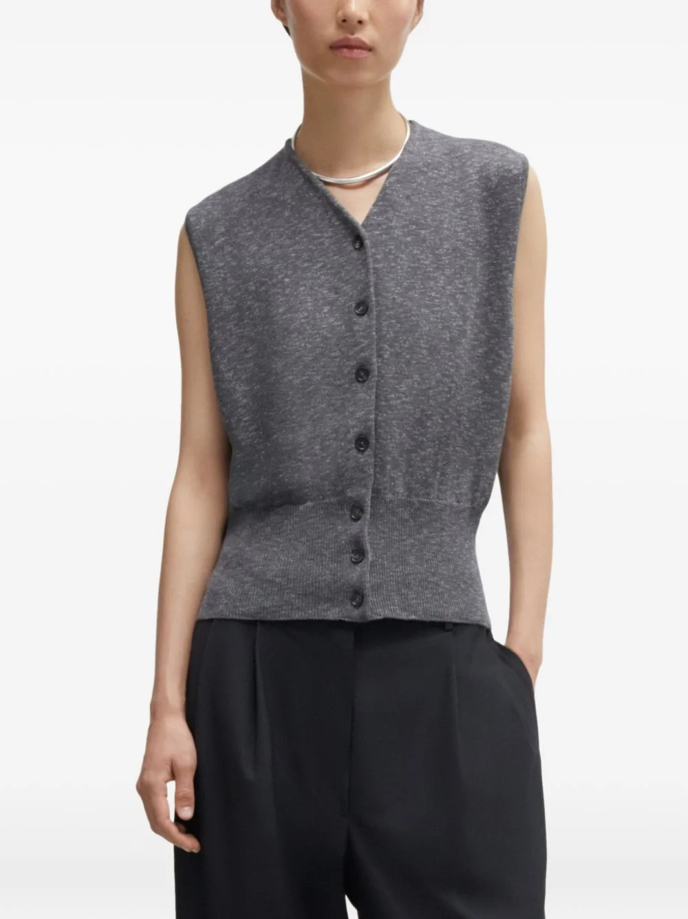 flecked waistcoat - 1