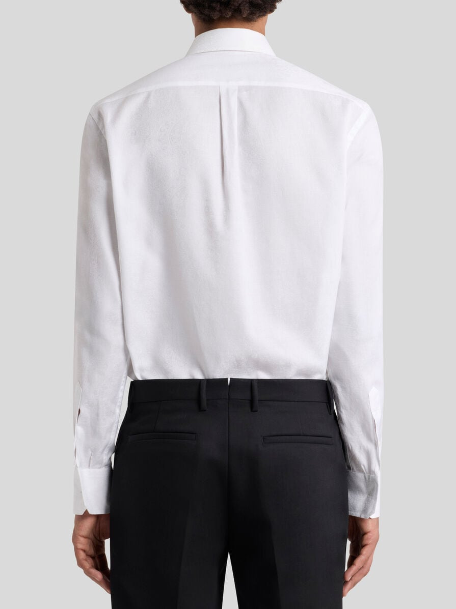 PAISLEY COTTON JACQUARD SHIRT - 5