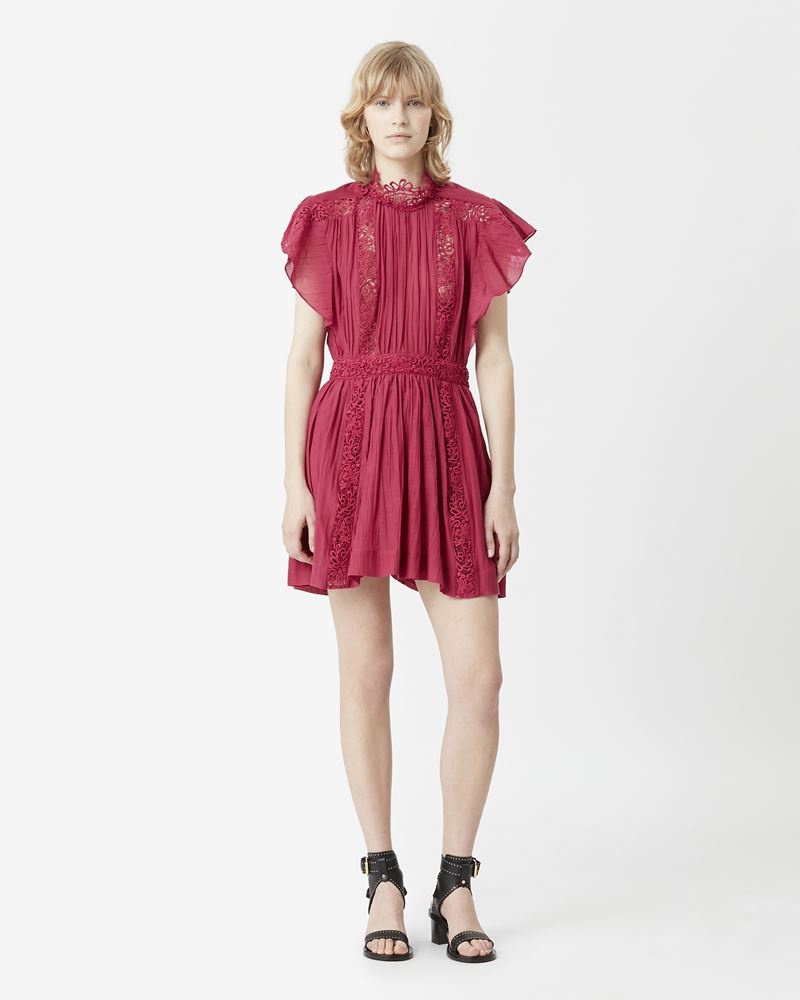 GISELE LACY COTTON MINI DRESS - 2
