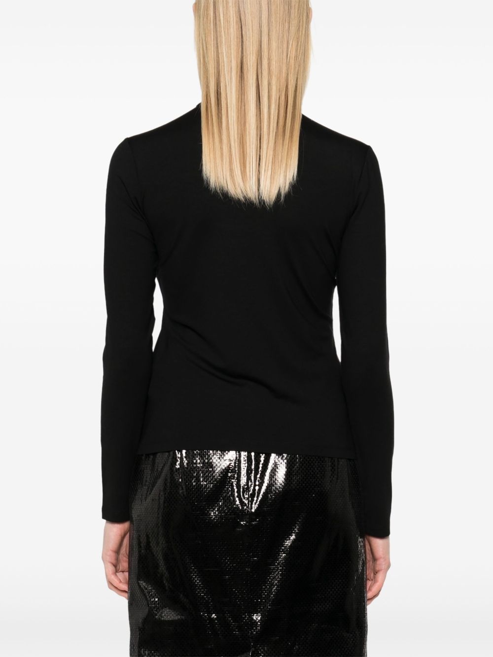 mock-neck top - 4