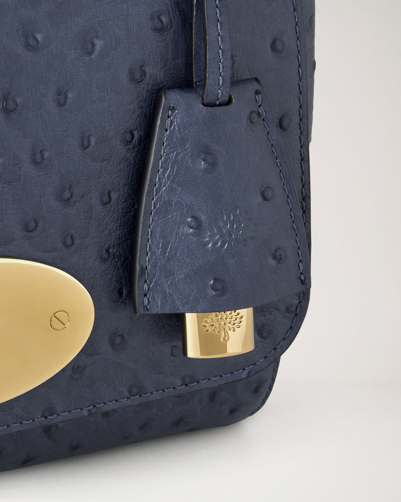 Lily Stormy Blue Ostrich 4