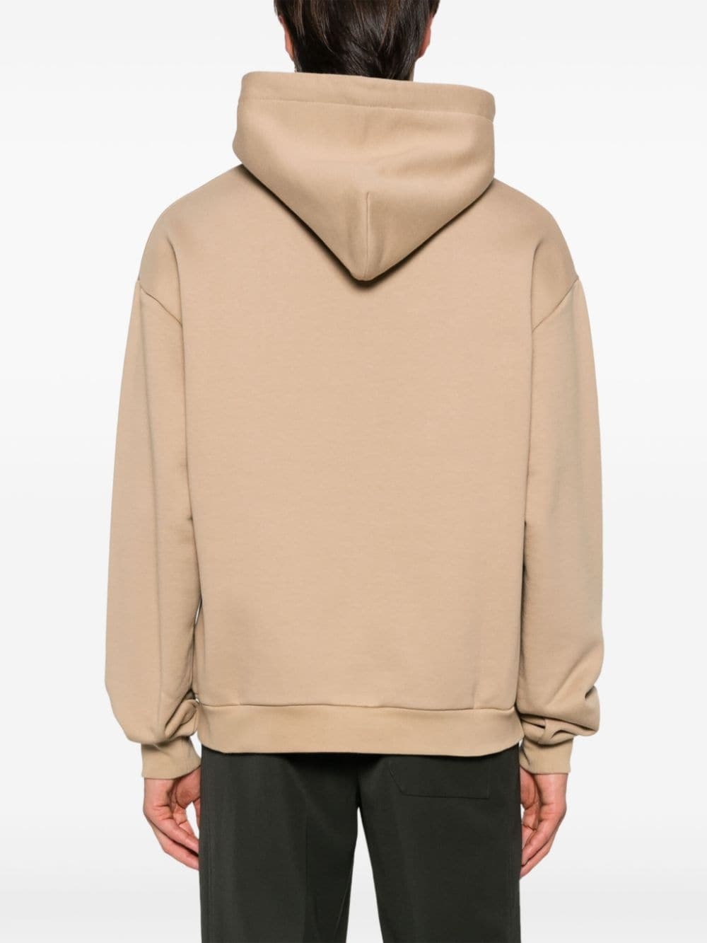 logo-embroidered hoodie - 4