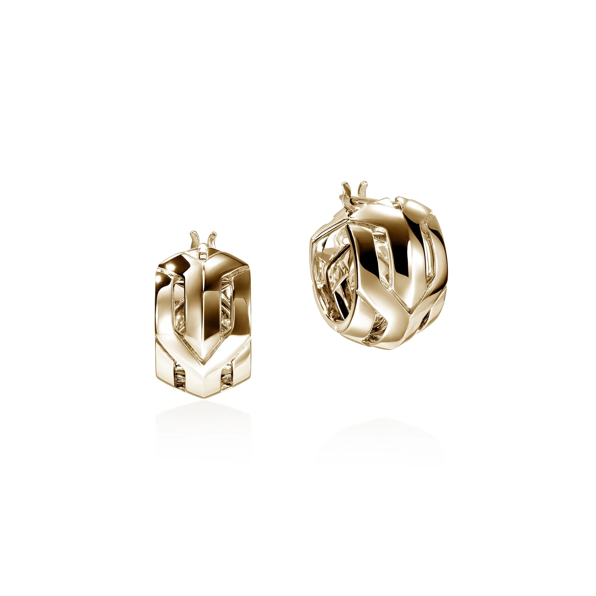 Icon 50 Hoop Earrings, Gold, 15MM - 1