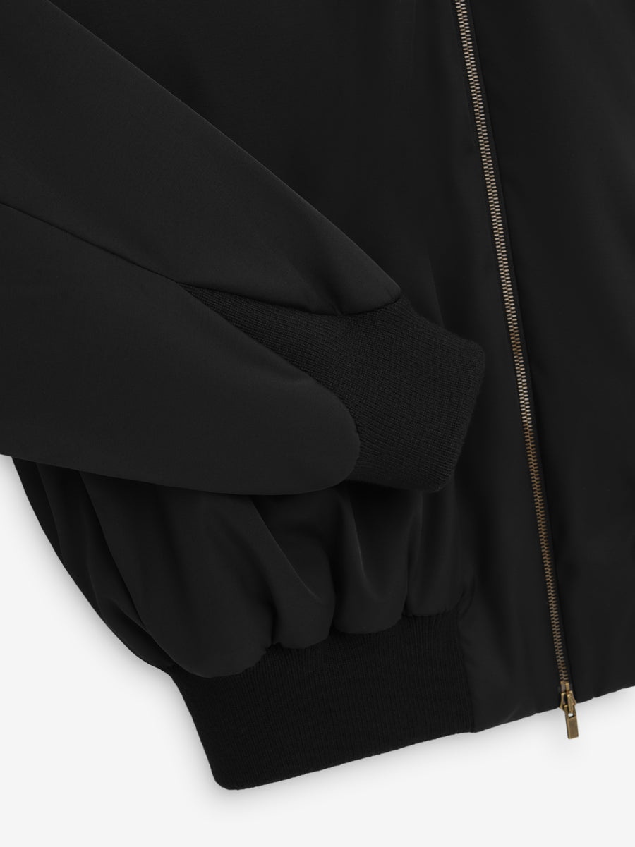 Nylon Wool Bomber - 4