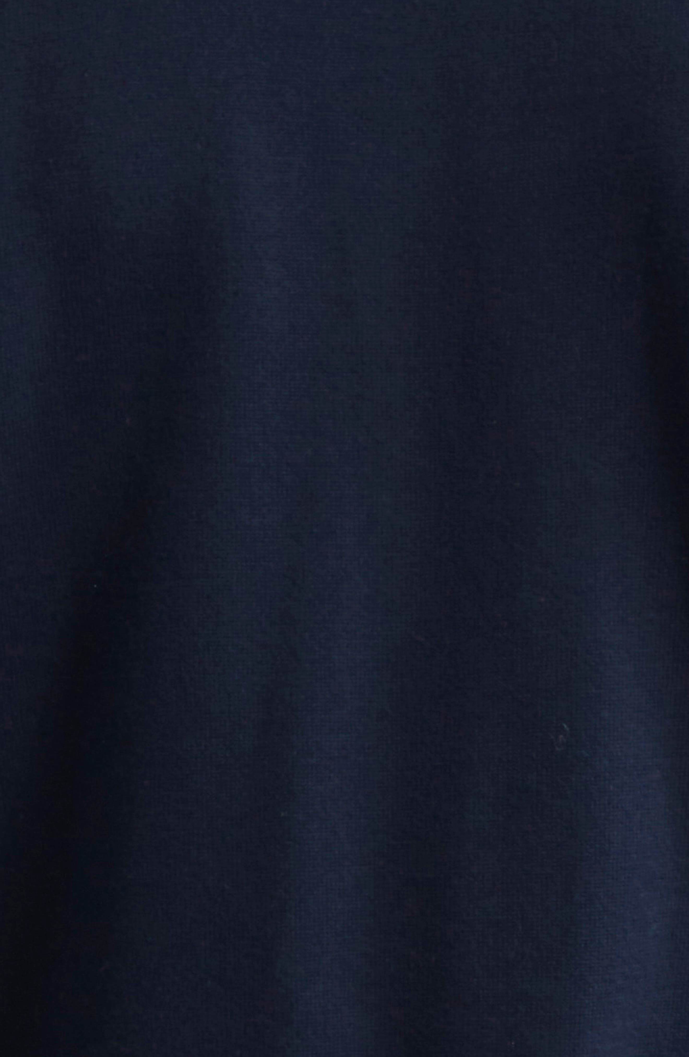Stone Island Compass Logo Patch Fleece Sweatshirt in Navy Blue at Nordstrom - 6
