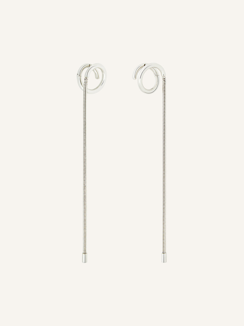 courrèges HOLY CHAINED EARRINGS outlook