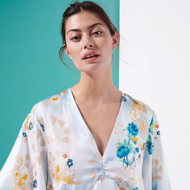 Women Silk Dress Belle Des Champs - 5
