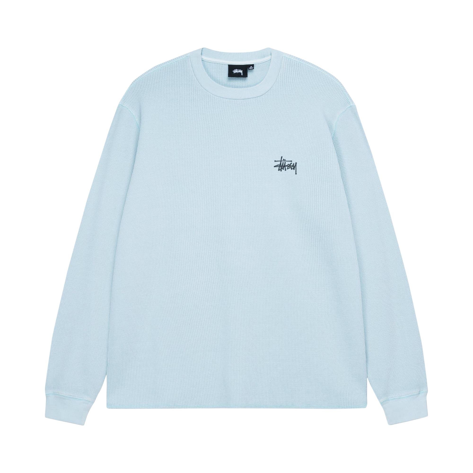 Stussy Basic Stock Long-Sleeve Thermal 'Light Blue' - 1