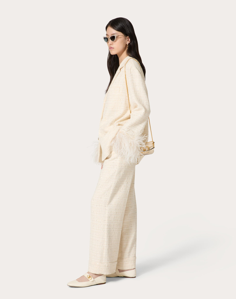 Valentino DELICATE TWEED PANTS outlook