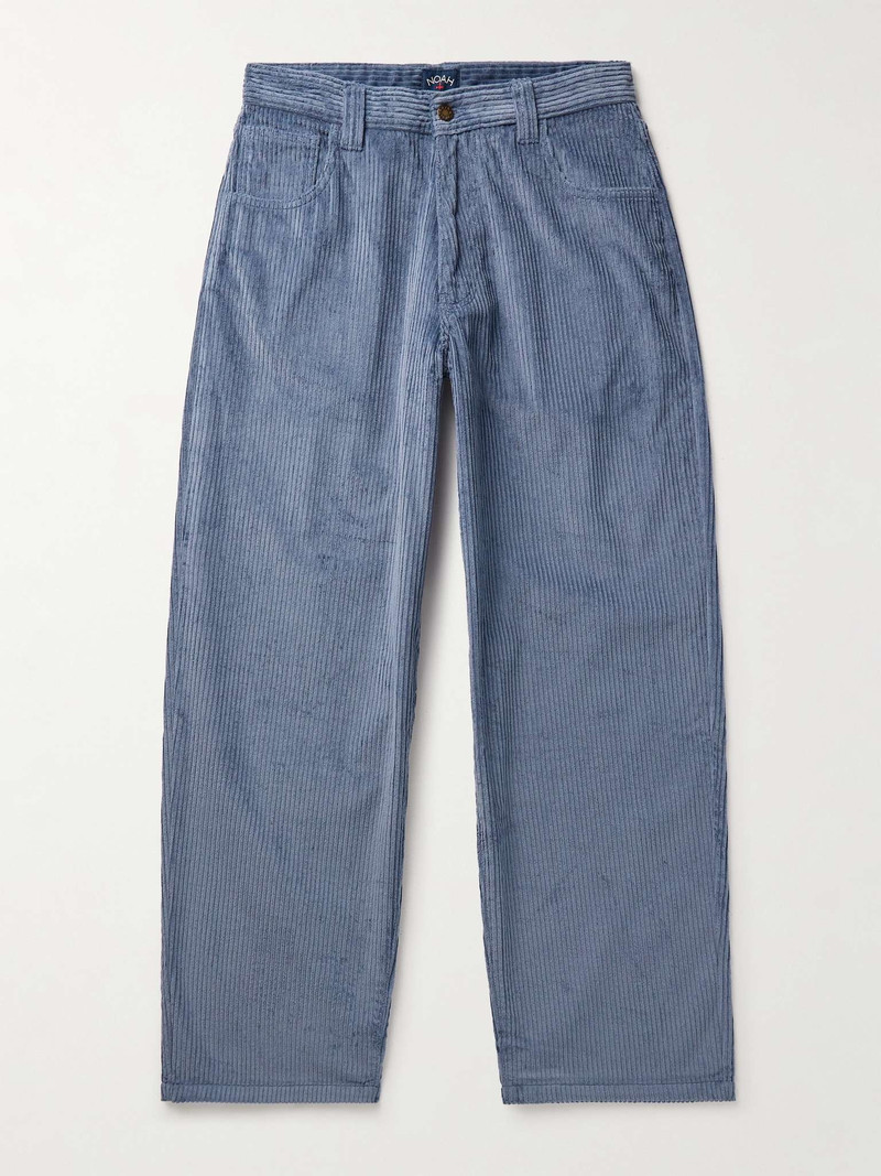 Straight-Leg Cotton-Corduroy Trousers 1