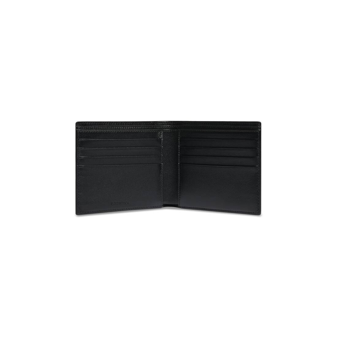 Men's Cash Square Folded Wallet Graffiti in Black - 2