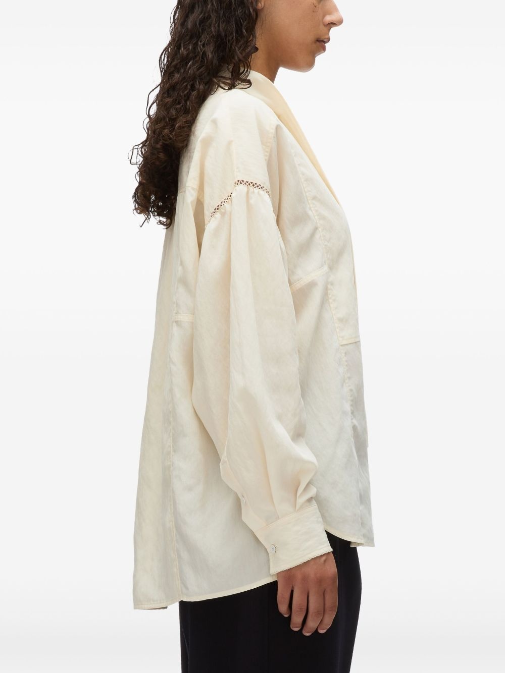 tie-neck blouse - 4