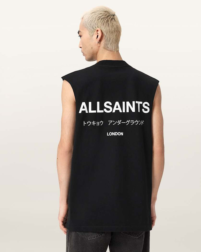 ALLSAINTS UNDERGROUND SLEEVELESS CREW NECK T-SHIRT outlook