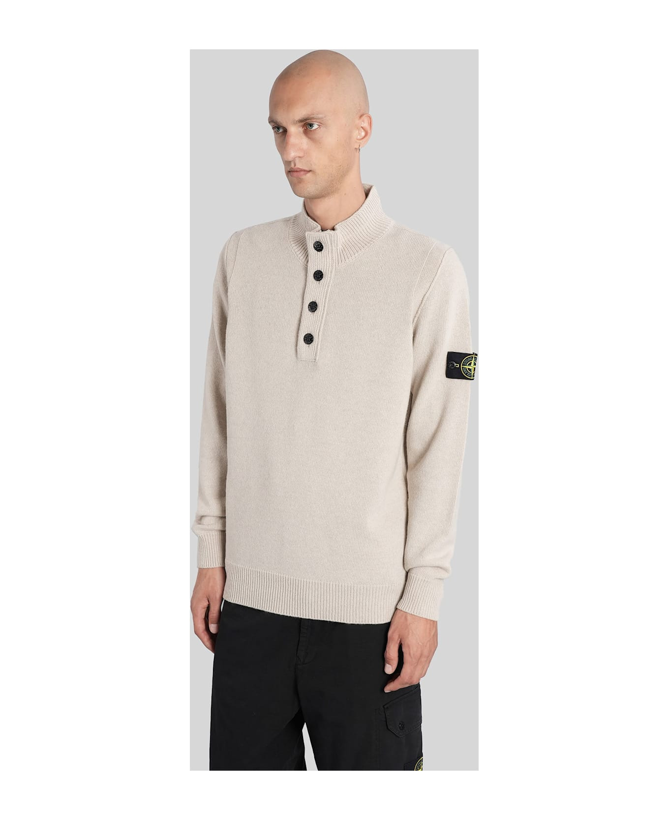 Knitwear In Beige Wool - 4