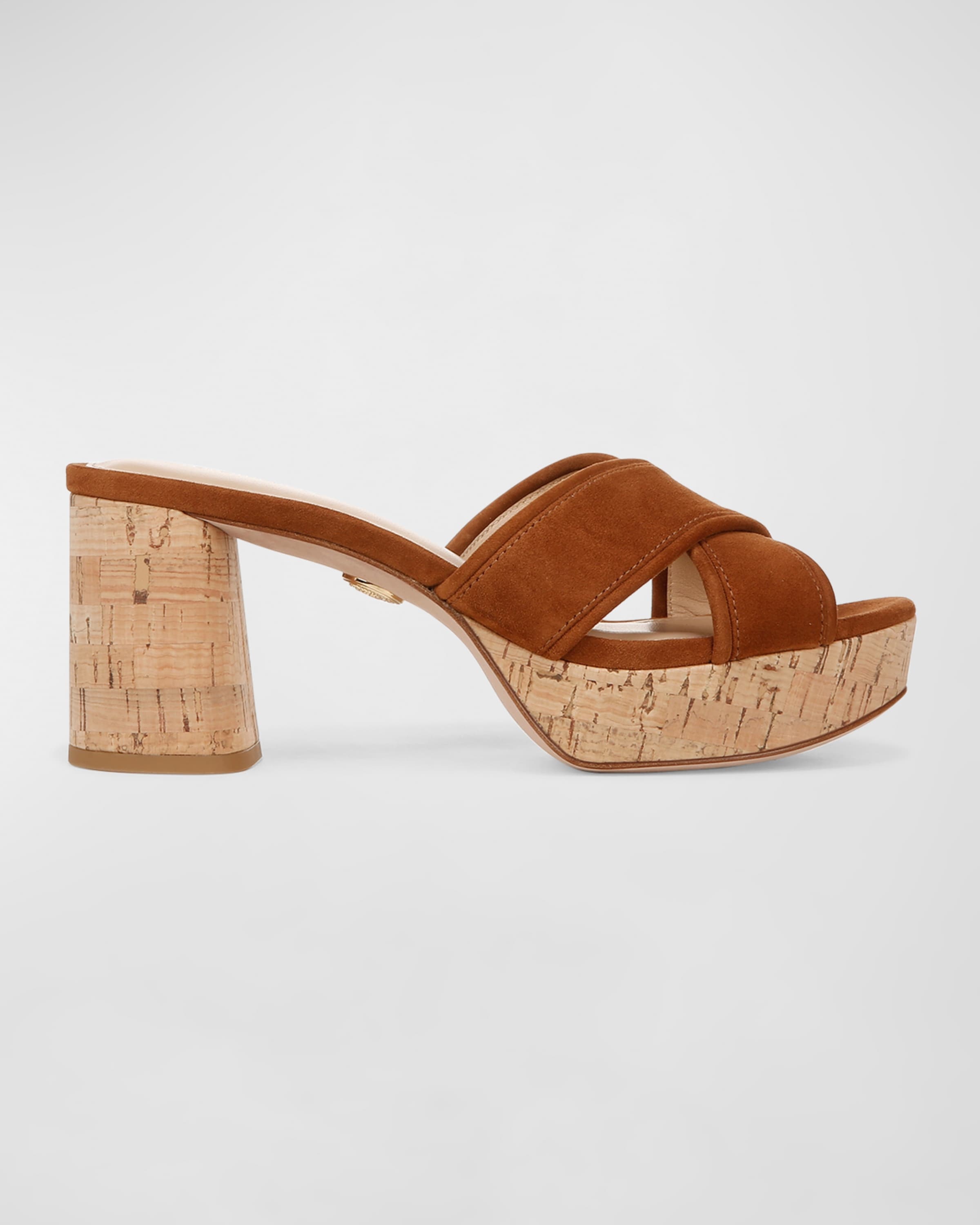 Dory Suede Crisscross Sandals - 1