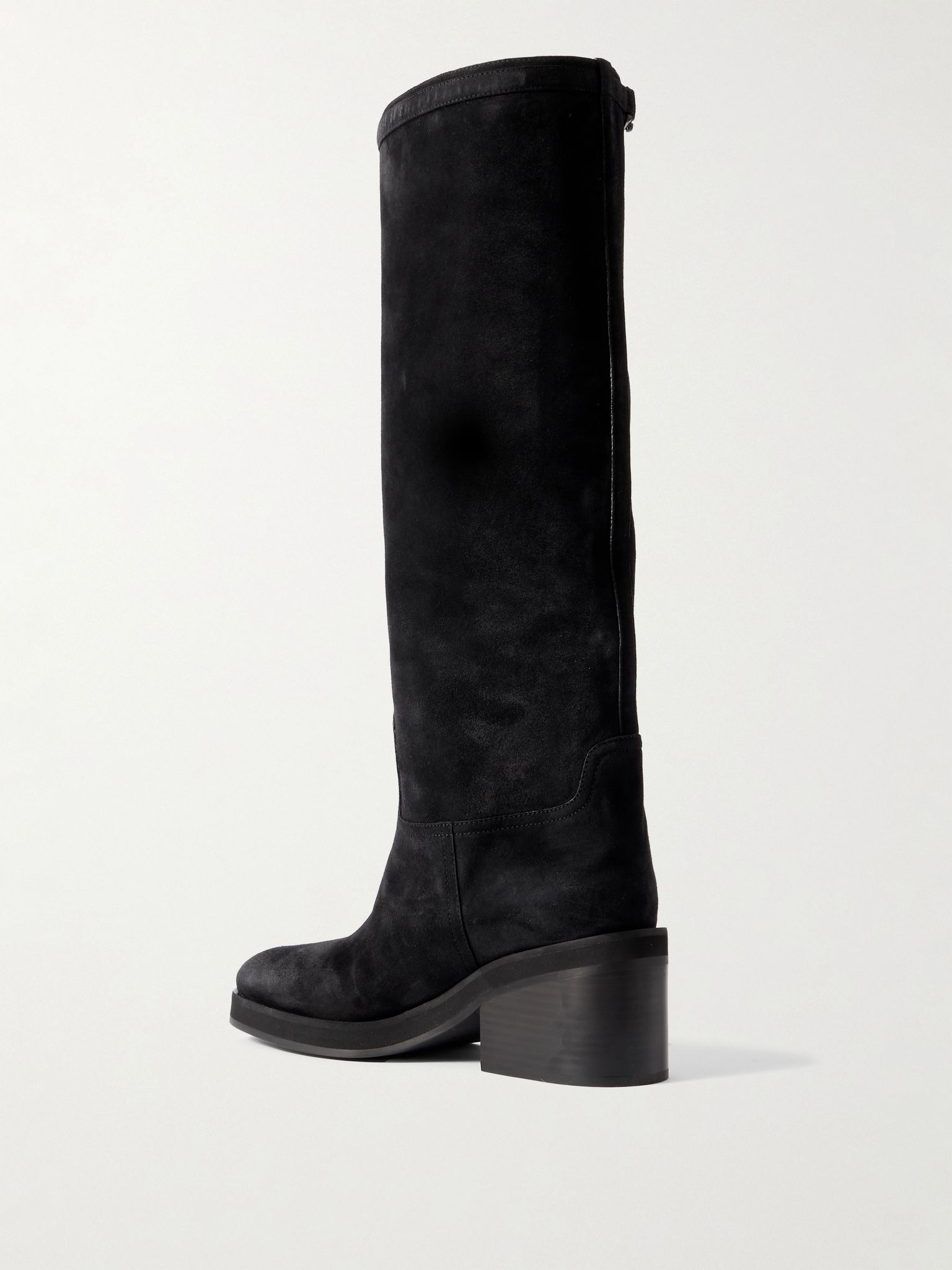 Yasmin 70 suede knee boots Black - 3