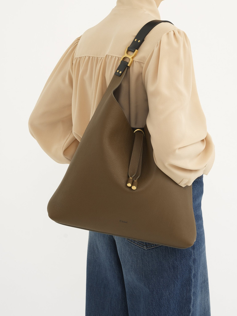 Chloé MARCIE HOBO BAG IN GRAINED LEATHER outlook