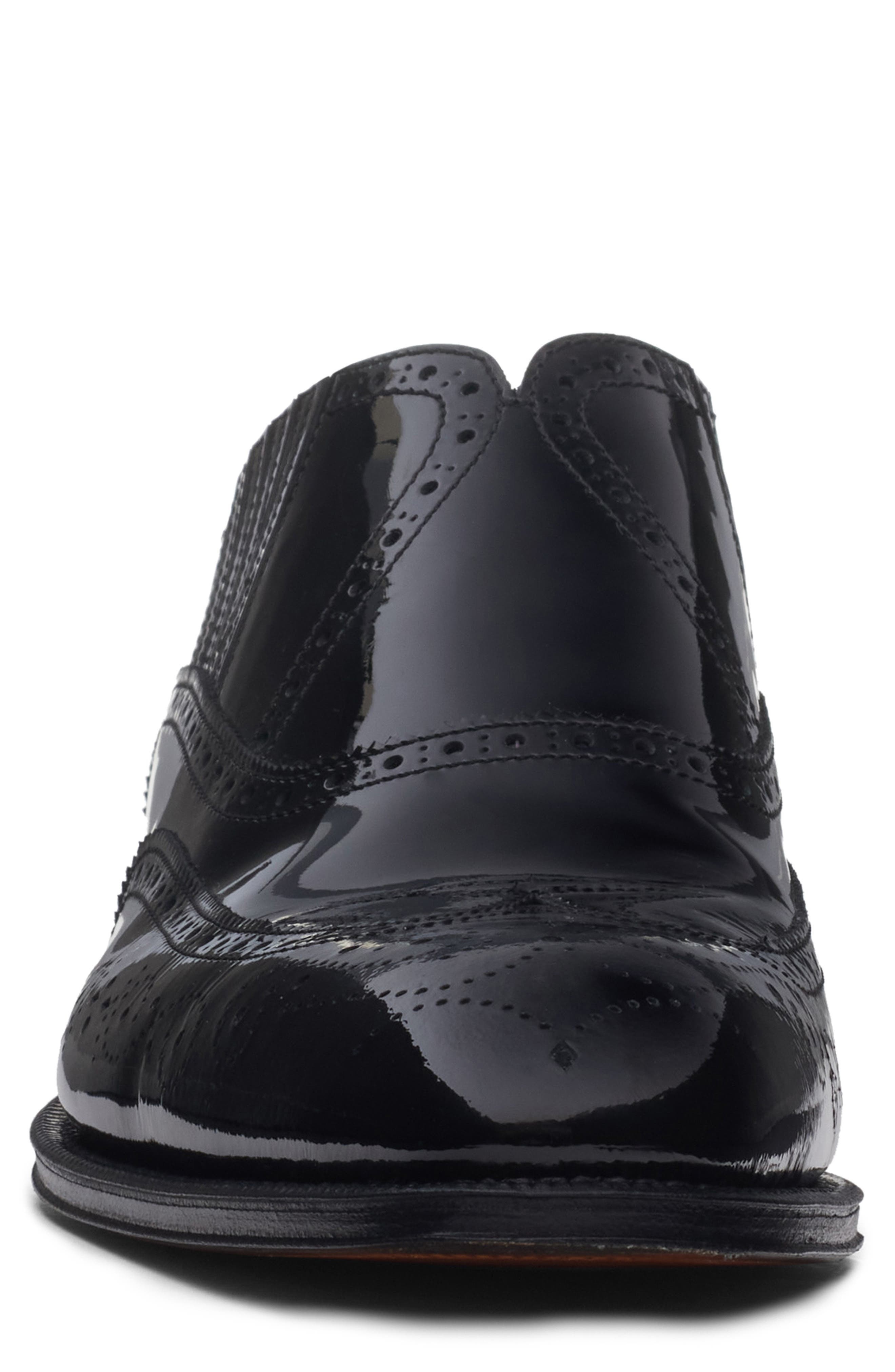 McQueen Jermyn Slip-On Wingtip Oxford in Black at Nordstrom - 4
