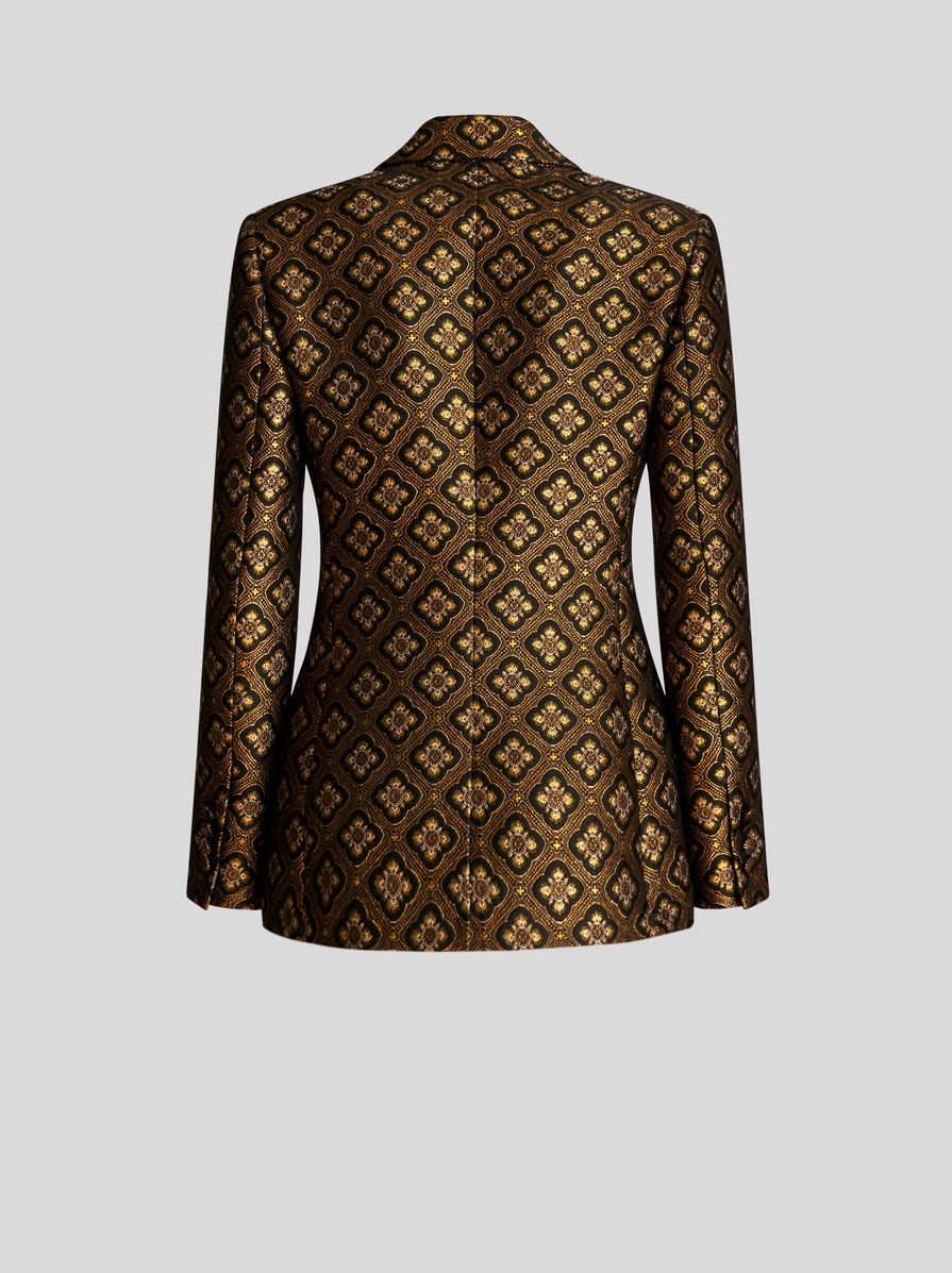 JACQUARD JACKET WITH MEDALLIONS - 5