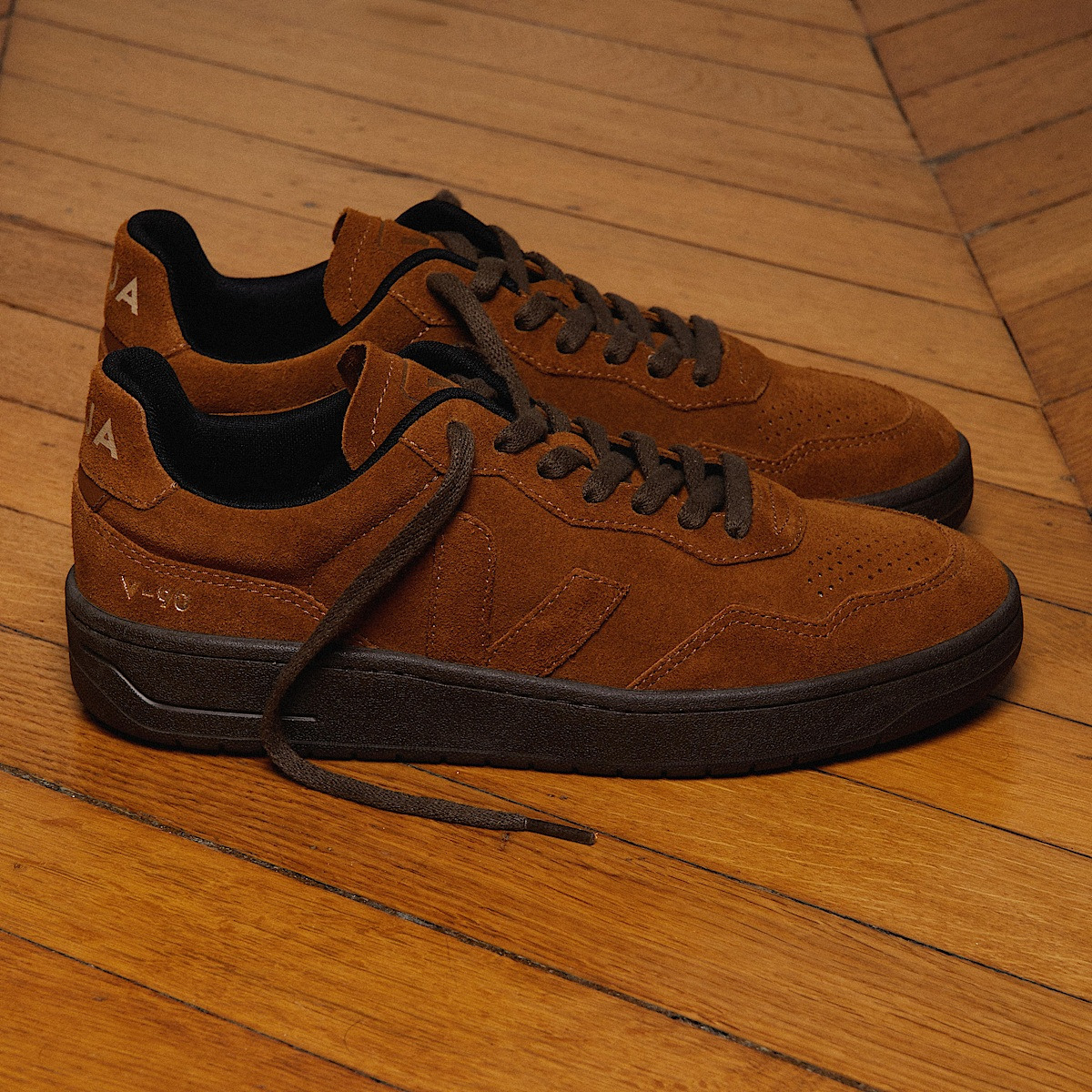 V-90 SUEDE FULL COGNAC EAGLE - 4