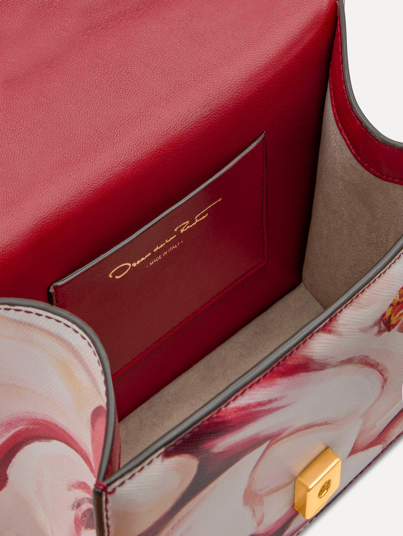 PEONY PRINTED MINI TRO BAG 6