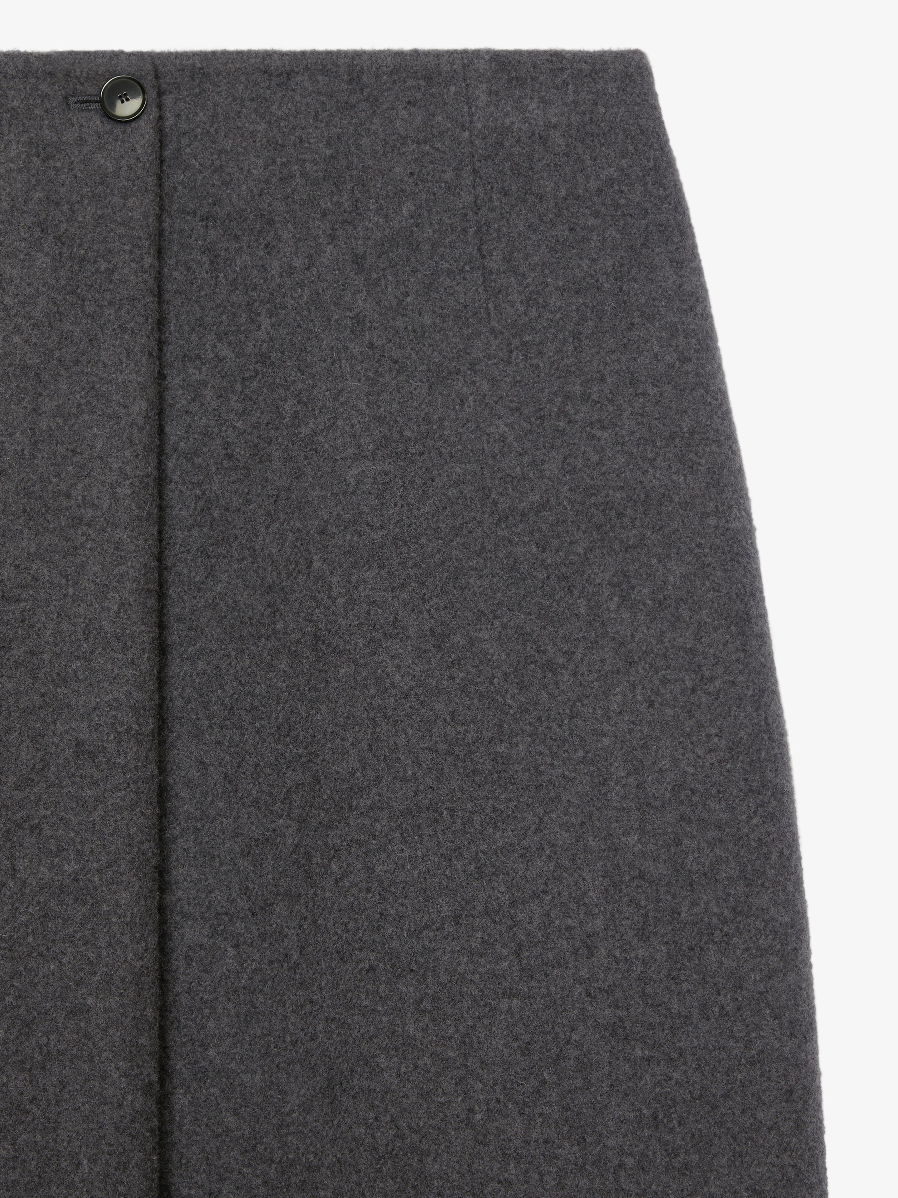 SKIRT IN DOUBLE FACE WOOL - 5