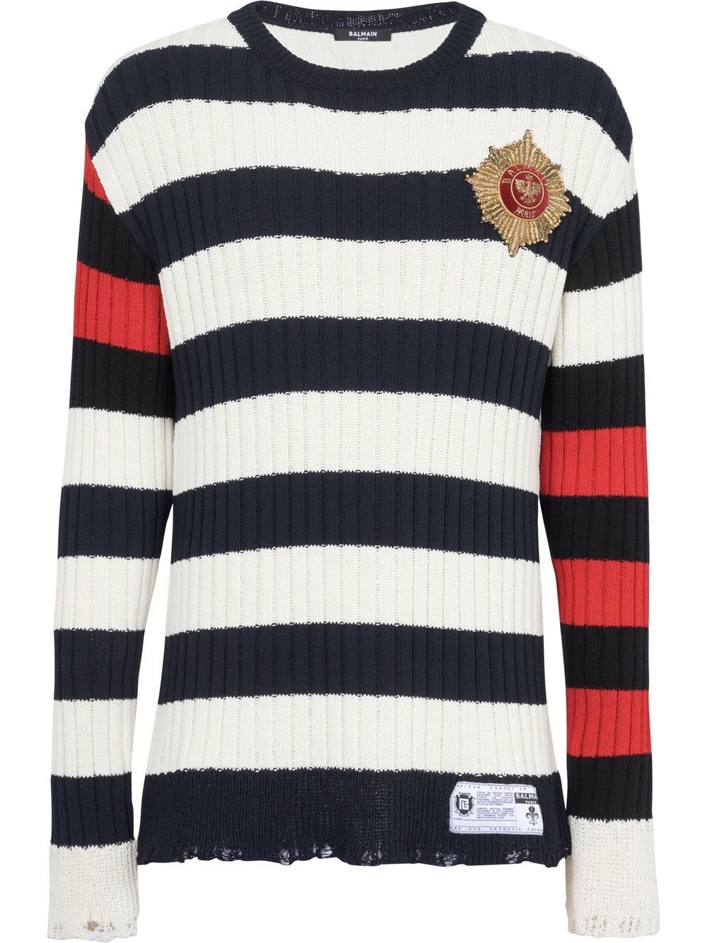 striped pattern jumper - 1