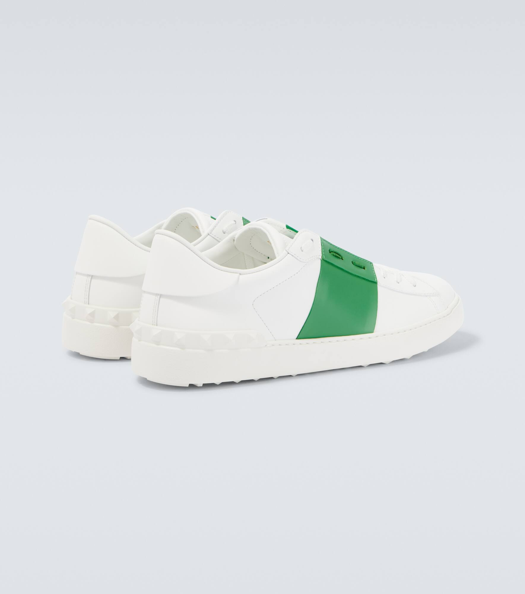 Rockstud leather sneakers - 6