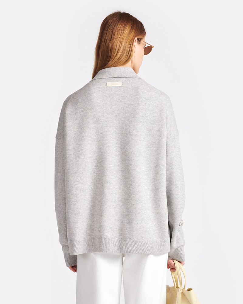 Plush Cashmere Polo-Neck Sweater 4