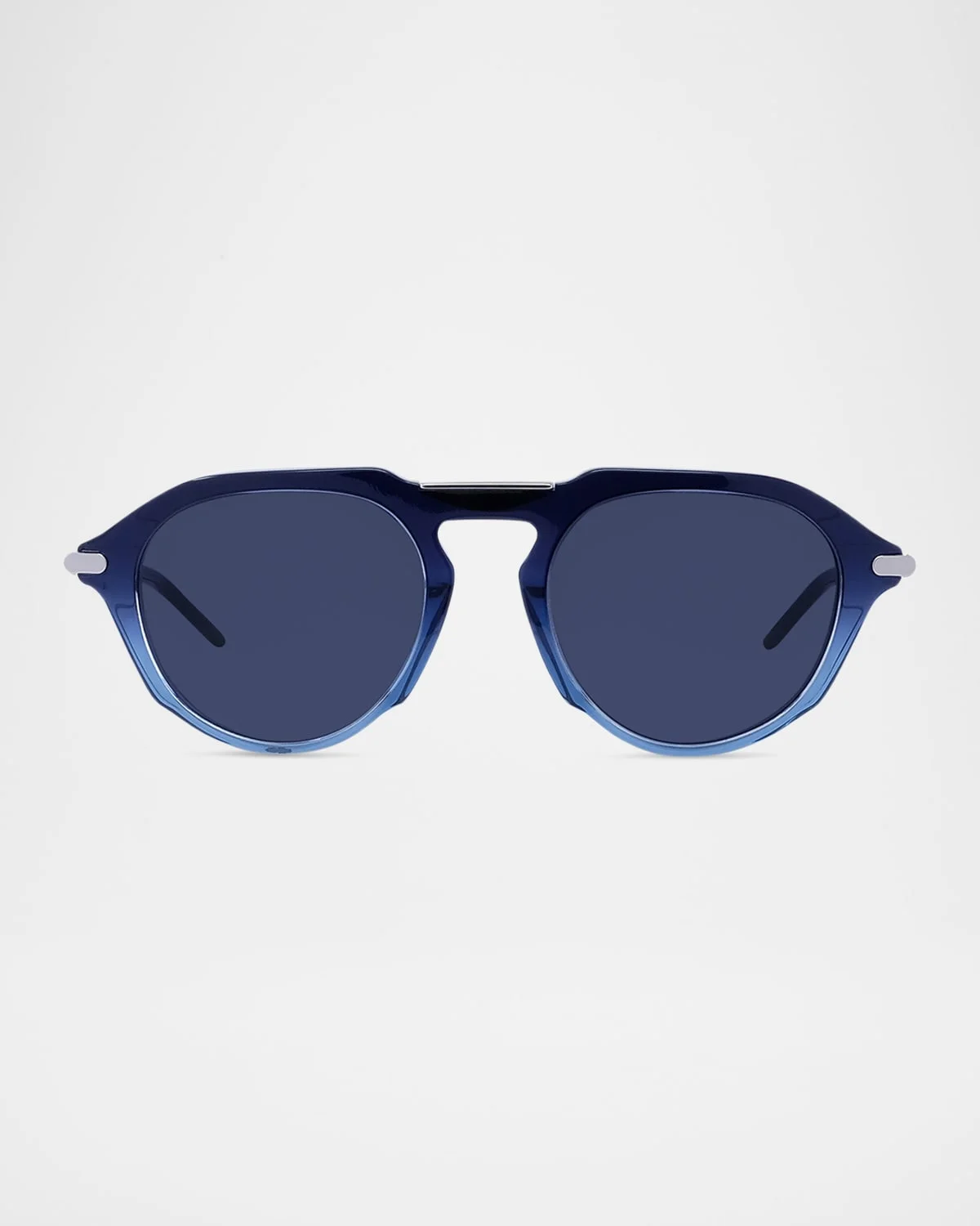 Men's GV One Acetate and Nylon Round Sunglasses - 1